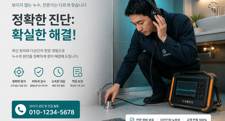 누수 탐지